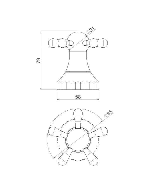 Acabamento para Registro de Pressão 1/2 e 3/4 Pequeno Deca Pérola Acabamento Black Matte Preto Fosco 4916.BL108.PQ.MT