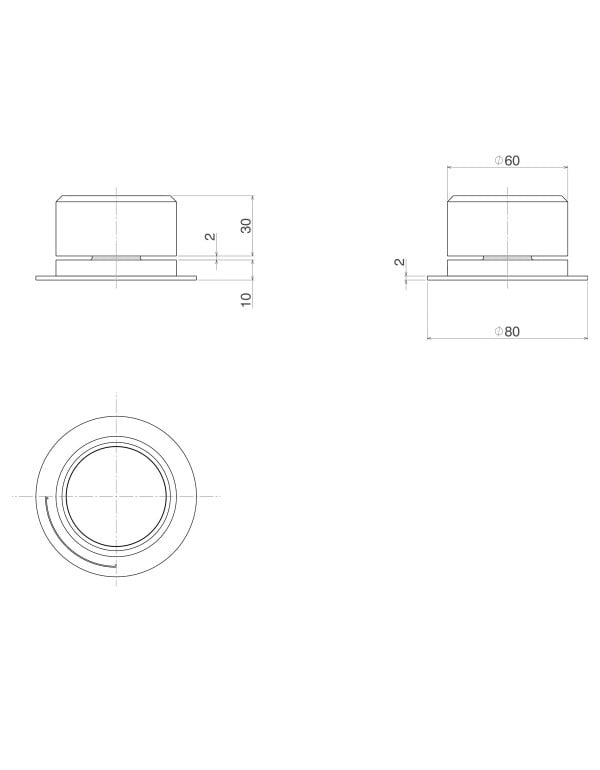 Acionamento Comando Monocomando de Mesa Independente para Bica Redondo Linha Deca You Acabamento Corten Matte Marrom Ferrugem 4990.CT104.MT