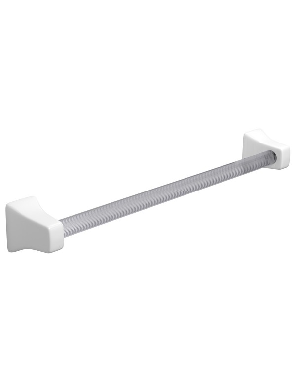 Porta Toalha Deca com Bastão Plastico Branco A.586.17
