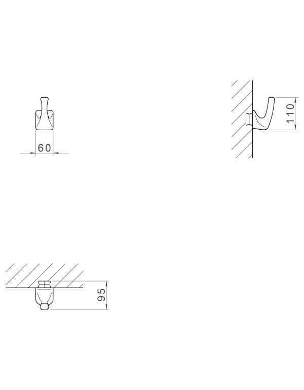 Cabide Deca Louça Branco A.680.17