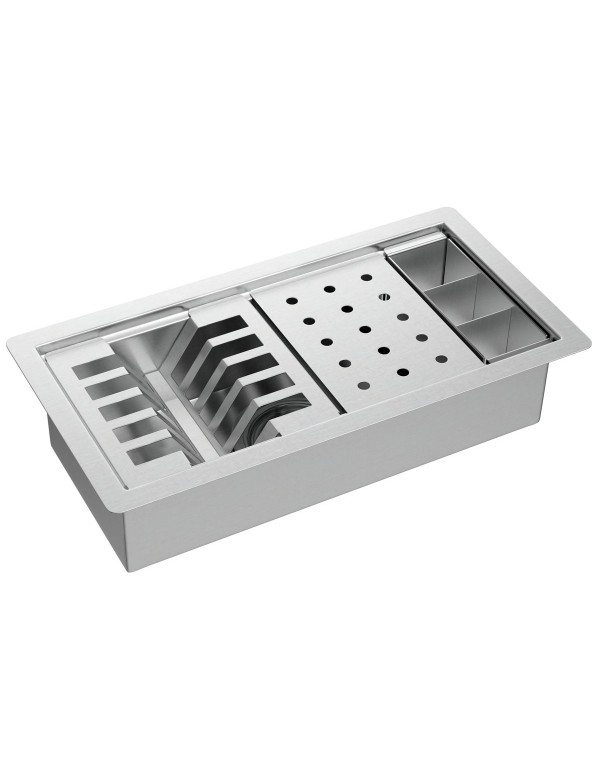 Calha Organizadora Cozinha em Inox com Sistema de ...