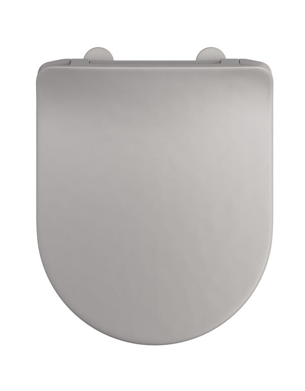 Assento Termofixo com Slow Close e Easy Clean Deca LK, Nuova e Carrara Cinza Antracite AP.2362.85