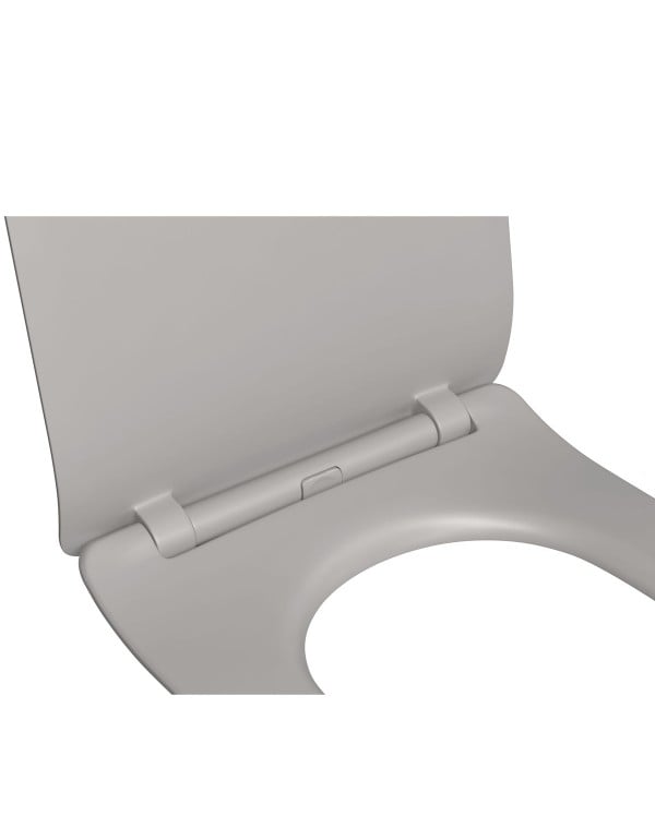 Assento Termofixo com Slow Close e Easy Clean Deca LK, Nuova e Carrara Cinza Antracite AP.2362.85