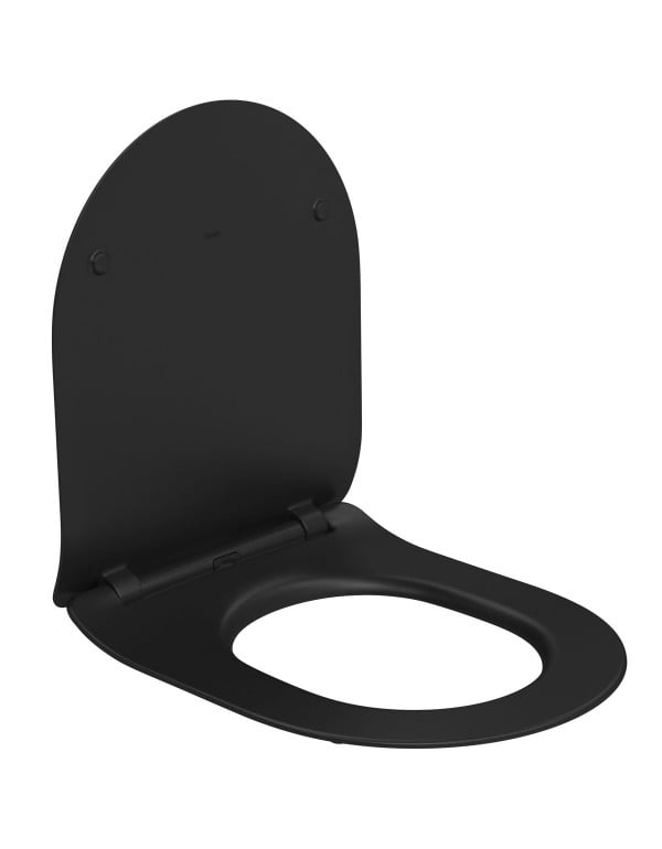 Assento Termofixo com Slow Close e Easy Clean Deca LK, Nuova e Carrara Ebano Fosco AP.2362.94