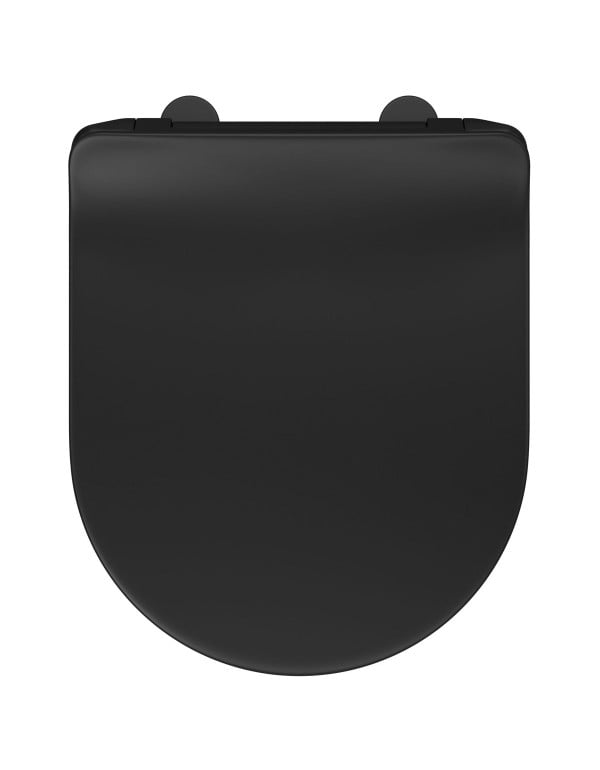 Assento Termofixo com Slow Close e Easy Clean Deca LK, Nuova e Carrara Ebano Fosco AP.2362.94