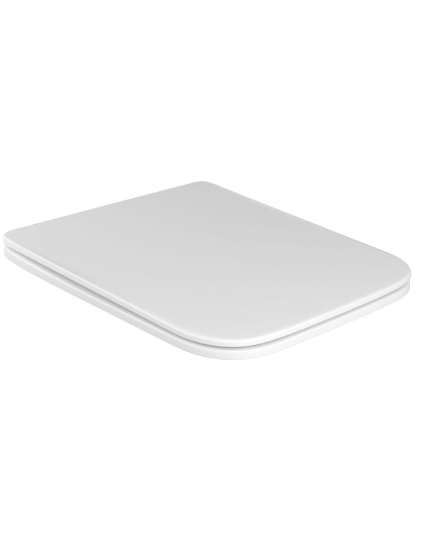 Assento Sanitario com Fechamento Suave Slow Close e Remocao Rapida Easy Clean Material Termofixo Cor Branco Linha Slim Total Clean Deca AP.866.17