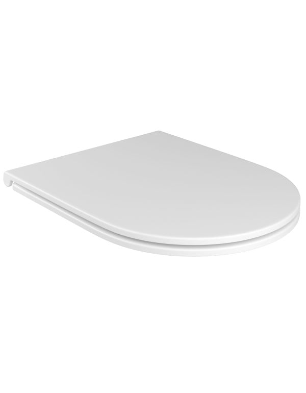 Assento Sanitário Termofixo Branco com Fechamento Suave Slow Close e Engate Rápido Easy Clean Linha LK Total Clean Deca AP.886.17