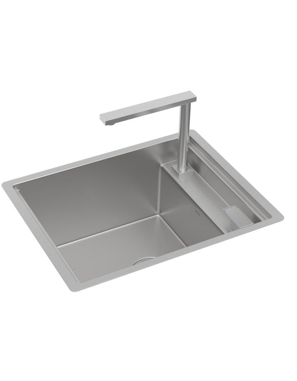 Cuba de Cozinha Retangular 50X40cm Deca Supra Hide Inox..