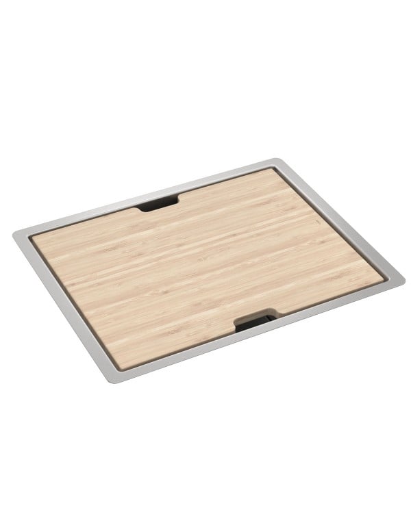 Cuba de Cozinha Retangular Gourmet com Sistema de Ocultacao de Torneira Acabamento Aco Inox Escovado Linha Supra Hide Deca Cinquenta por Quarenta Centimetros CC.670.40.SUP.INX
