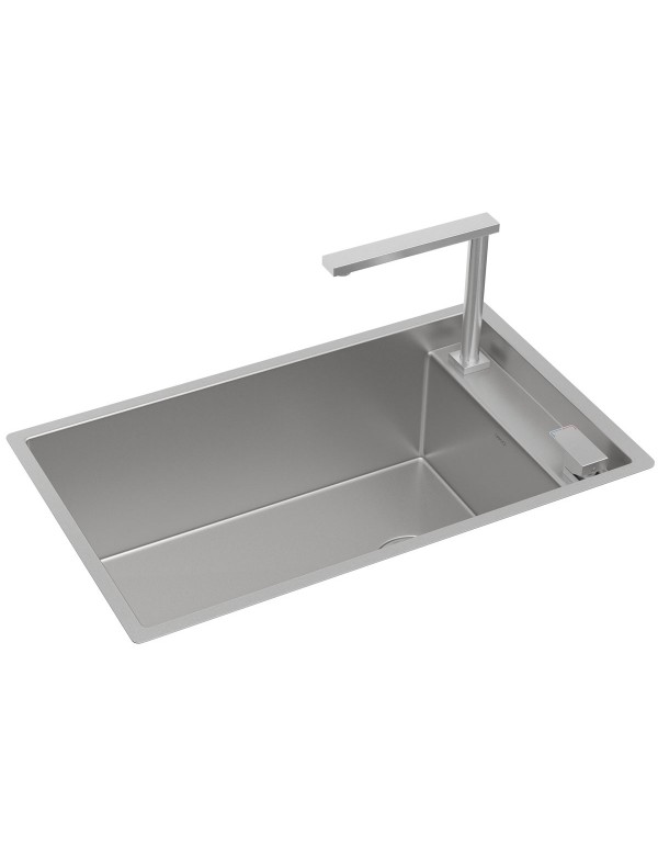 Cuba de Cozinha Retangular 70X40cm com Monocomando...