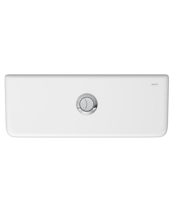 Caixa Acoplada para Bacia Sanitária com Duplo Acionamento Deca Linha Slim Tecnologia Total Clean Acabamento Branco CD.86F.17