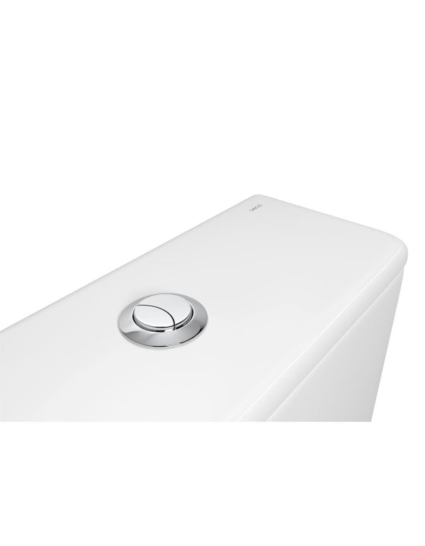 Caixa Acoplada para Bacia Sanitária com Duplo Acionamento Deca Linha Slim Tecnologia Total Clean Acabamento Branco CD.86F.17