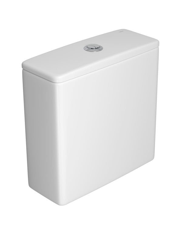 Caixa Acoplada com Mecanismo de Duplo Acionamento Ecoflush 3 e 6 Litros Tecnologia Total Clean Linha LK Cor Branco Brilhante Deca CD.88F.17