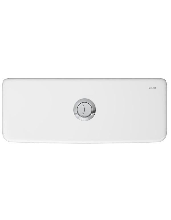 Caixa Acoplada com Mecanismo de Duplo Acionamento Ecoflush 3 e 6 Litros Tecnologia Total Clean Linha LK Cor Branco Brilhante Deca CD.88F.17