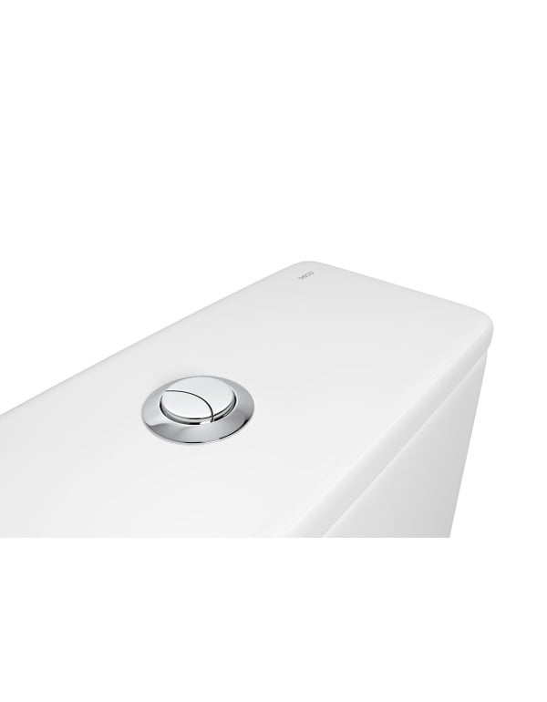 Caixa Acoplada com Mecanismo de Duplo Acionamento Ecoflush 3 e 6 Litros Tecnologia Total Clean Linha LK Cor Branco Brilhante Deca CD.88F.17