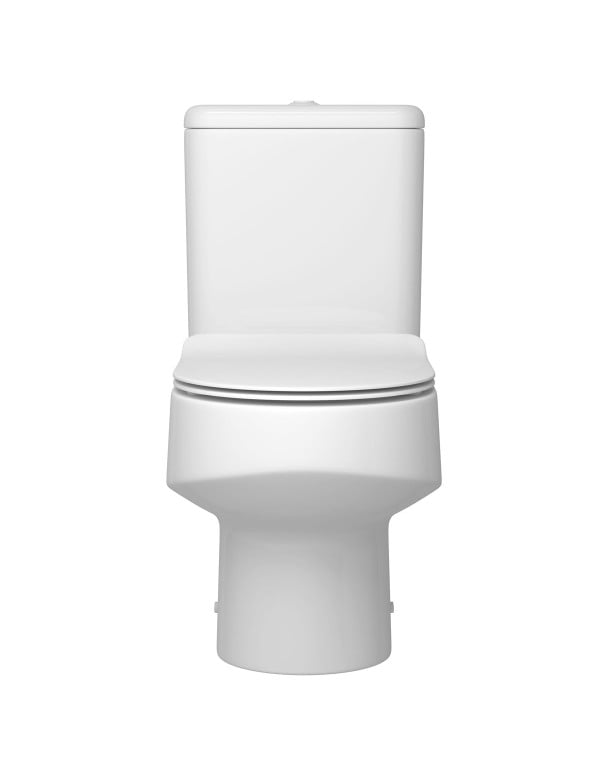 Kit Completo de Bacia Sanitaria com Caixa Acoplada Dual Flux 3 e 6 Litros e Assento Termofixo Slow Close Linha Deca Carrara Branco KP.606.SL.17