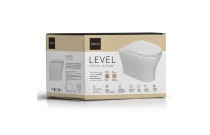 Kit Completo Bacia Convecional Deca Level Total Clean Branco KP.8510.17
