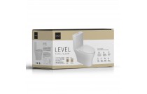 Kit Completo Bacia com Caixa Acoplada Deca Level Total Clean Branco KP.8520.17