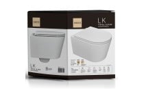 Kit Completo Bacia Supensa Deca LK Total Clean Branco KP.8830.17