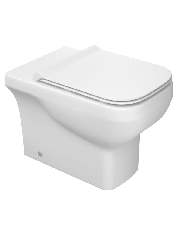 Kit Completo com Bacia Convencional Assento Sanitário e Itens de Instalação Linha Linea Tecnologia Total Clean Cor Branco Deca KP.8910.17