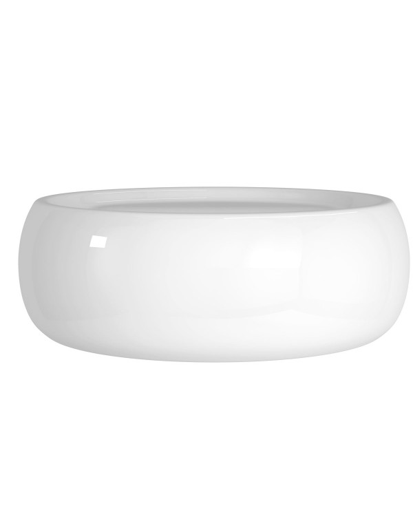 Cuba Redonda Apoio 40cm com Deck Deca Bold Branco L.12040.M.BD.17