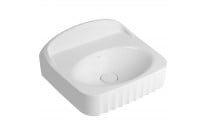 Cuba Apoio ou Suspensa Retangular com Mesa Deca Perola Branco L.13050.M.PER.17