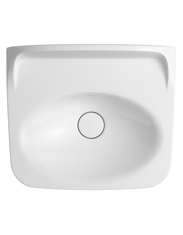 Cuba de Apoio ou Suspensa Retangular com Mesa Deca Pérola Branca L.13050.M.PER.17