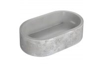 Cuba de Apoio Oblonga Deca Etrusco Cimentícia 50cm Chumbo L.14050.ETR.63