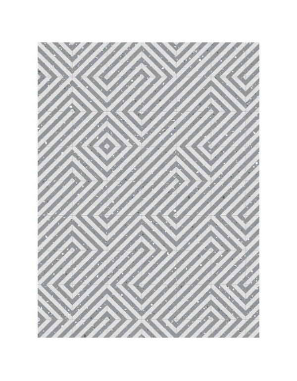 PORTINARI BATTUTO DECOR NAT 201,3X201,3 MM 6060618A