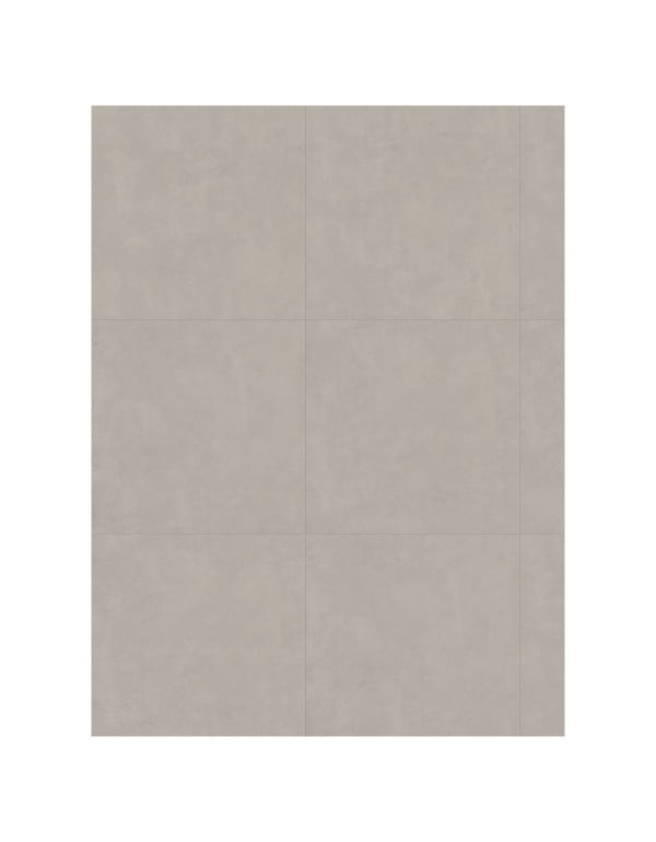Porcelanato Esmaltado Formato Quadrado Estampa de Cimento Queimado Cinza Fosco Acabamento Natural Retificado Linha Downtown Portinari Noventa por Noventa Centimetros 6063082A