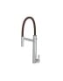 Monocomando Mesa Cozinha Bica Alta Fitro Twin Colore Cromado e Marrom 2241.C.MR