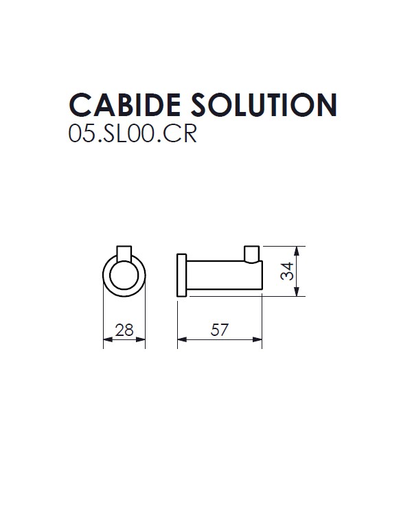 Cabide Solution Cromado Metalworks By Crismoe 05.SL00.CR