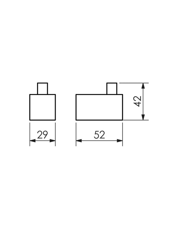 Cabide Kapa Preto Matte Metalworks By Crismoe 05.KP00.PF