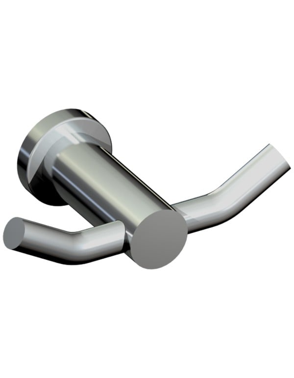 Cabide Duplo Solution Cromado Metalworks By Crismo...