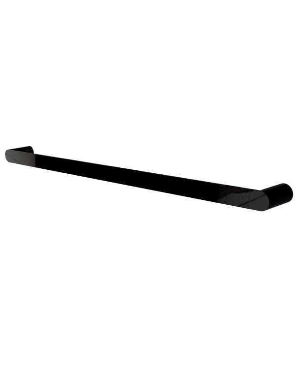 Toalheiro Vetra 45cm Metalworks By Crismoe Preto Brilha..