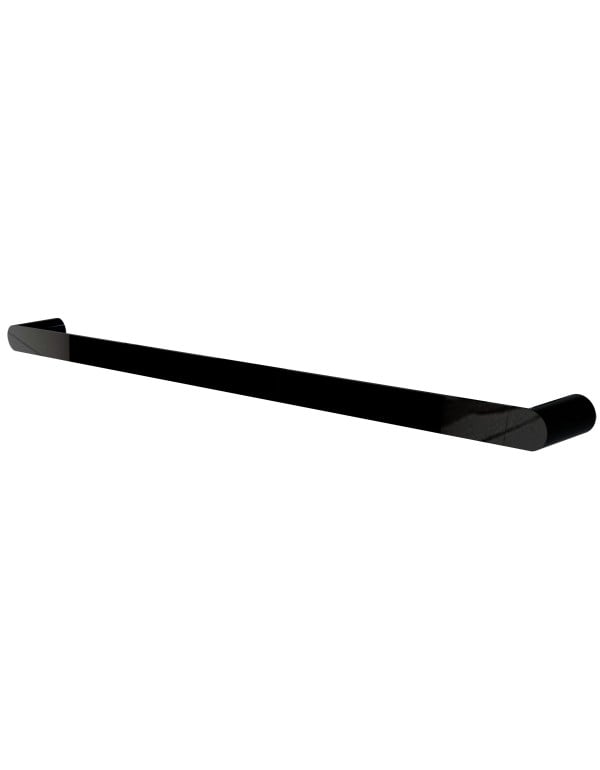 Toalheiro Vetra 60cm Metalworks By Crismoe Preto Brilha..