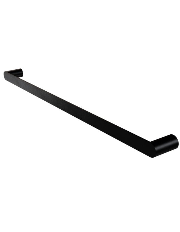 Toalheiro Vetra 60cm Metalworks By Crismoe Preto Fosco ..