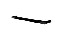 Toalheiro Duplo Vetra 60cm Metalworks By Crismoe Preto Brilhante 09.VT02.PB