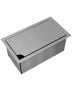 Container com Tampa Mekal Match Inox 302x173x125mm 90010348016