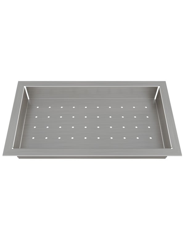 Acessório Escorredor de Talheres e Copos para Calha Úmida Mekal Linha Match em Aço Inox 302x173x40mm 90010349016