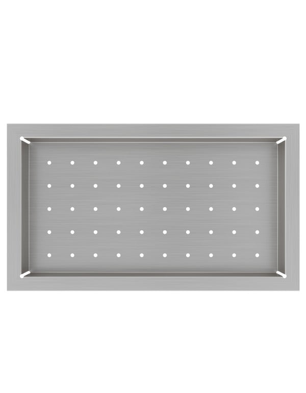 Acessório Escorredor de Talheres e Copos para Calha Úmida Mekal Linha Match em Aço Inox 302x173x40mm 90010349016
