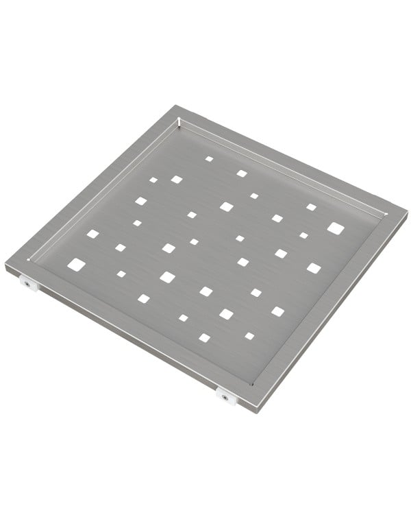 Área de Trabalho Rasa de Apoio e Escorredor para Bancada de Cozinha Gourmet Acabamento Aço Inox Mekal 90011231000