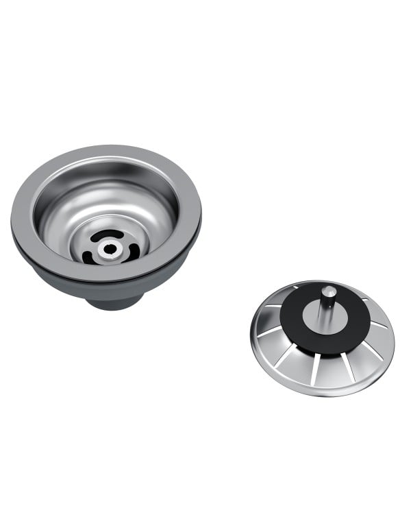 Válvula de Escoamento Ralo para Cuba de Pia Mekal Standard 4.1/2 Acabamento Polido 90011272000