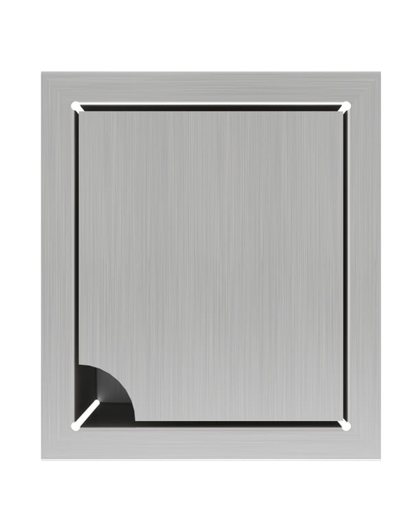 Acessório Mini Container para Canal Organizador Calha Úmida Mekal em Aço Inox 151x173x101mm 90017211016