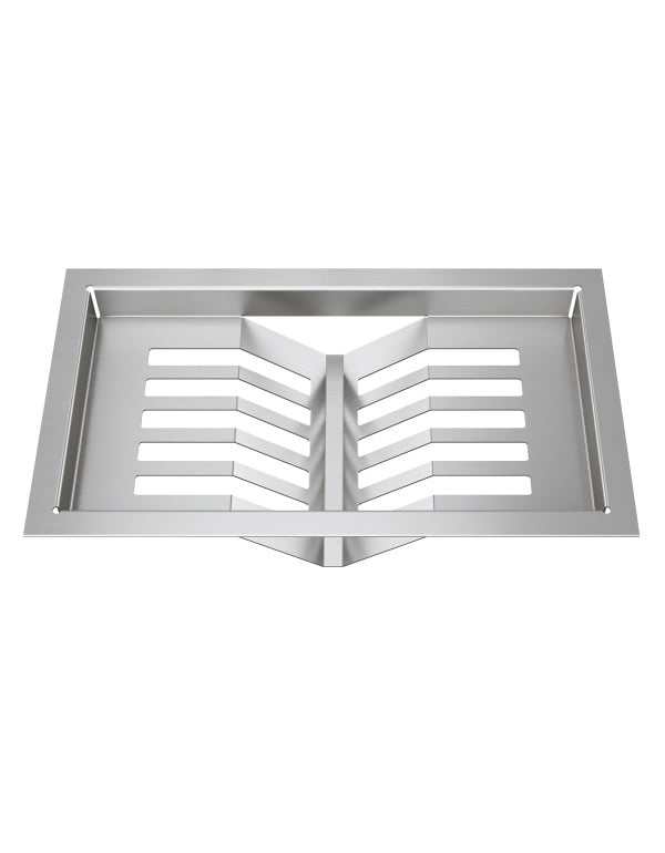 Acessório Escorredor Porta-Pratos para Cuba Mekal Linha Match em Aço Inox 302x173x26mm 90017213016