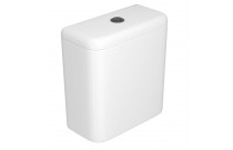 Caixa Acoplada Dual Flux (3 E 6L) Carrara/Nuova Deca Botao Black Noir CD.11F.BL.NO.17