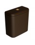Caixa Acoplada Marrom Fosco Dual Flux (3 E 6L) Carrara Deca Botao Gold Matte CD.11F.GL.MT.22