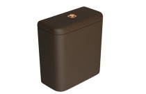 Caixa Acoplada Marrom Fosco Dual Flux (3 E 6L) Carrara Deca Botao Red Gold CD.11F.GL.RD.22