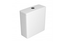 Caixa Acoplada Dual Flux (3 E 6L) Axis/Living/Piano/Polo/Quadra/Unic Deca Botao Black Matte CD.21F.BL.MT.17