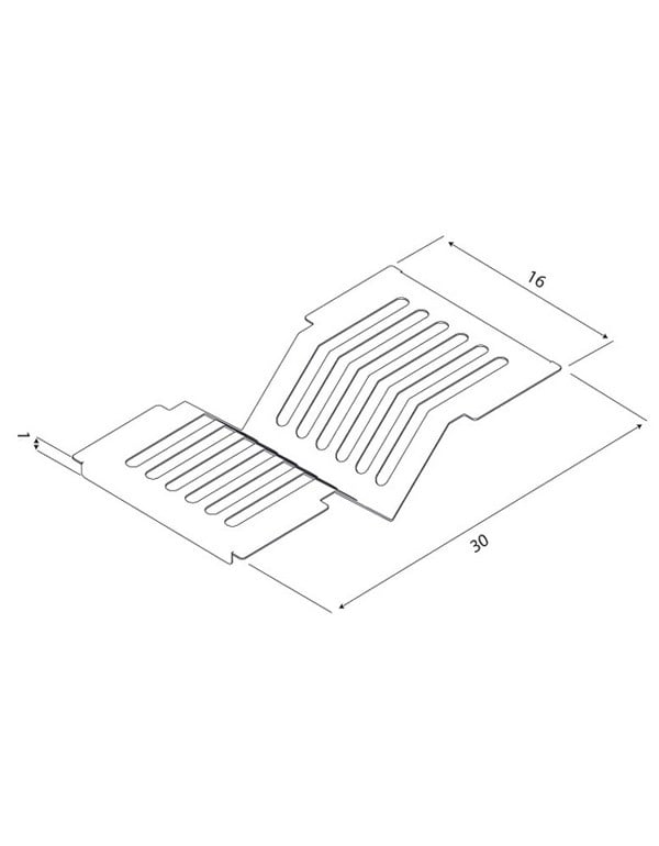 Escorredor de Pratos 30x15 cm Tramontina Aço Inox para Canal Organizador 94534/015Tramontina